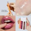 6 Farben Lipgloss Langhaltende Lippenstifte Make-up Transparenter Lipgloss Pflege der Lippen Kosmetik Tönung Öl Aufpolsternd Feuchtigkeitsspendend Oliven Honig Lippenstift