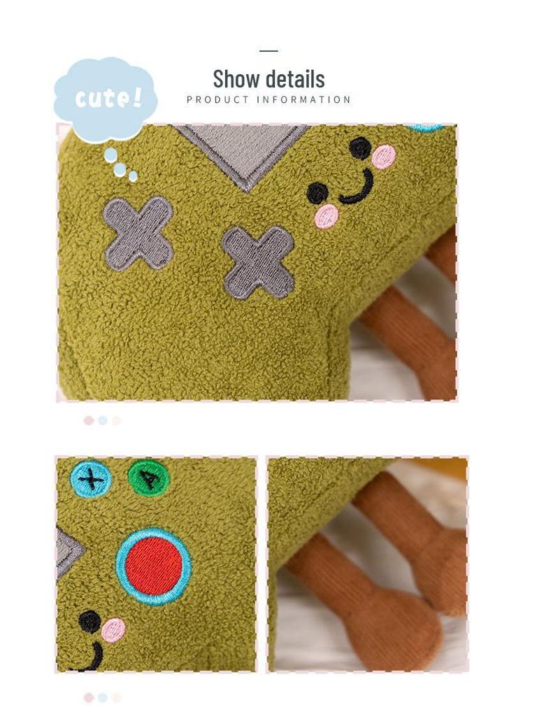 Cross-Border Fun Plush Game Console Handle Doll - Big Brother Skateboard & Beer Man Rag Doll