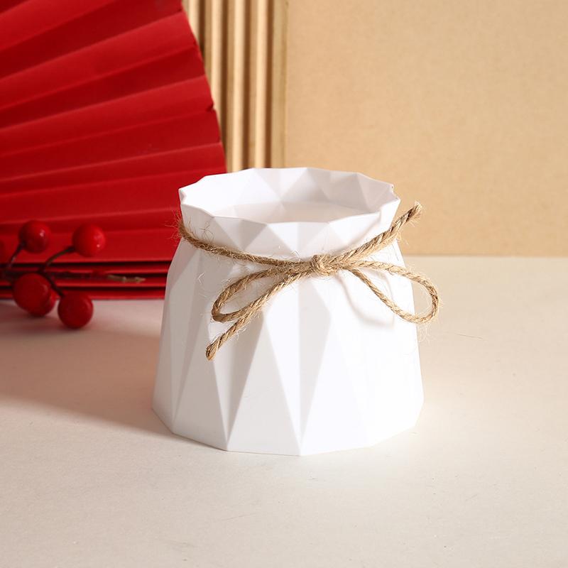 

Современные пластиковые вазы Домашнее украшение Антикерамические вазы Имитация ротанга Ваза для цветов Европейская свадьба Современные украшения Корзина белый