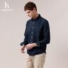 HAZZYS Men's Thermal Solid Long-Sleeve Shirt