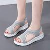 2024 Summer Flyknit Mesh Breathable Women's Plus Size Sandals: Versatile, Comfortable European and American Style