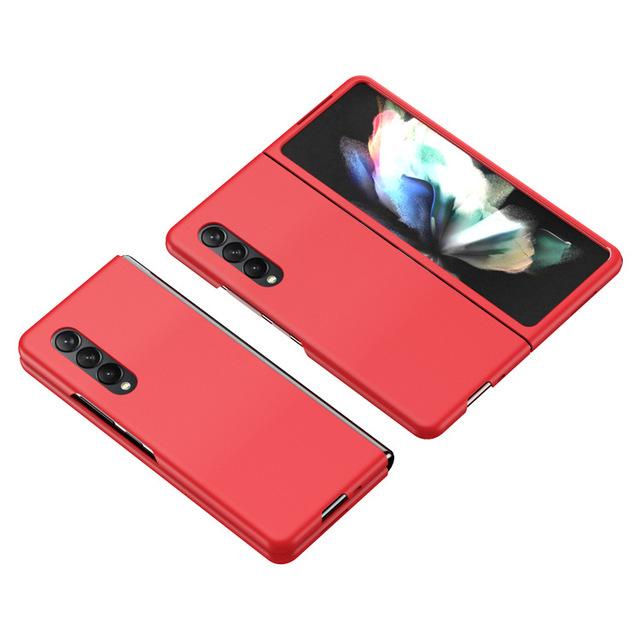 2022 New Ultra Thin Skin Feel Case For Samsung Galaxy Z Fold 4 5g Pc Cover Anti -Knock Fashion Cases For Galaxy Z Fold4