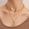 Fantastic Light Luxury Trend Multi-layer Back Chain Micro-diamond Fritillary Butterfly Pendant Necklace