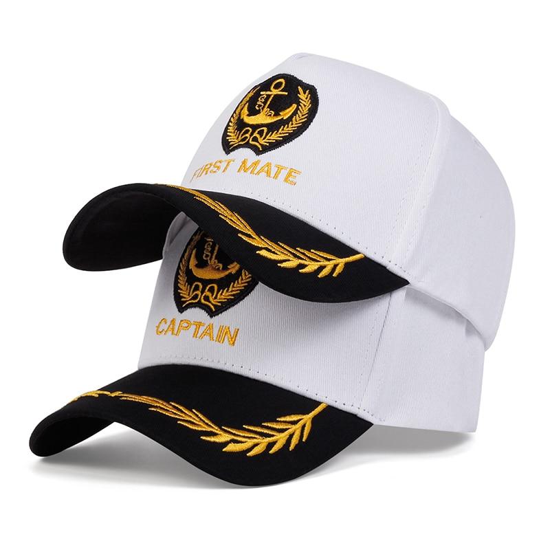 My Extreme Outdoor Activities Women's Unisex Captain/First Mate Letter Embroidery Baseball Caps Spring And Autumn Outdoor Adjustable Casual Hats Sunscreen Hat