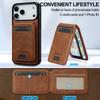 2 in 1 Magnetic Leather Cards Solt Wallet Case For iPhone 17 Pro Max 16 Plus 15 Plus 14 13 12 11 Fit Shockproof Pocket Cover