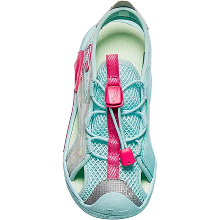 Anta Kids  Shock Absorbing Breathable Sandals Kids Sandals Blue Silver A322429902-2
