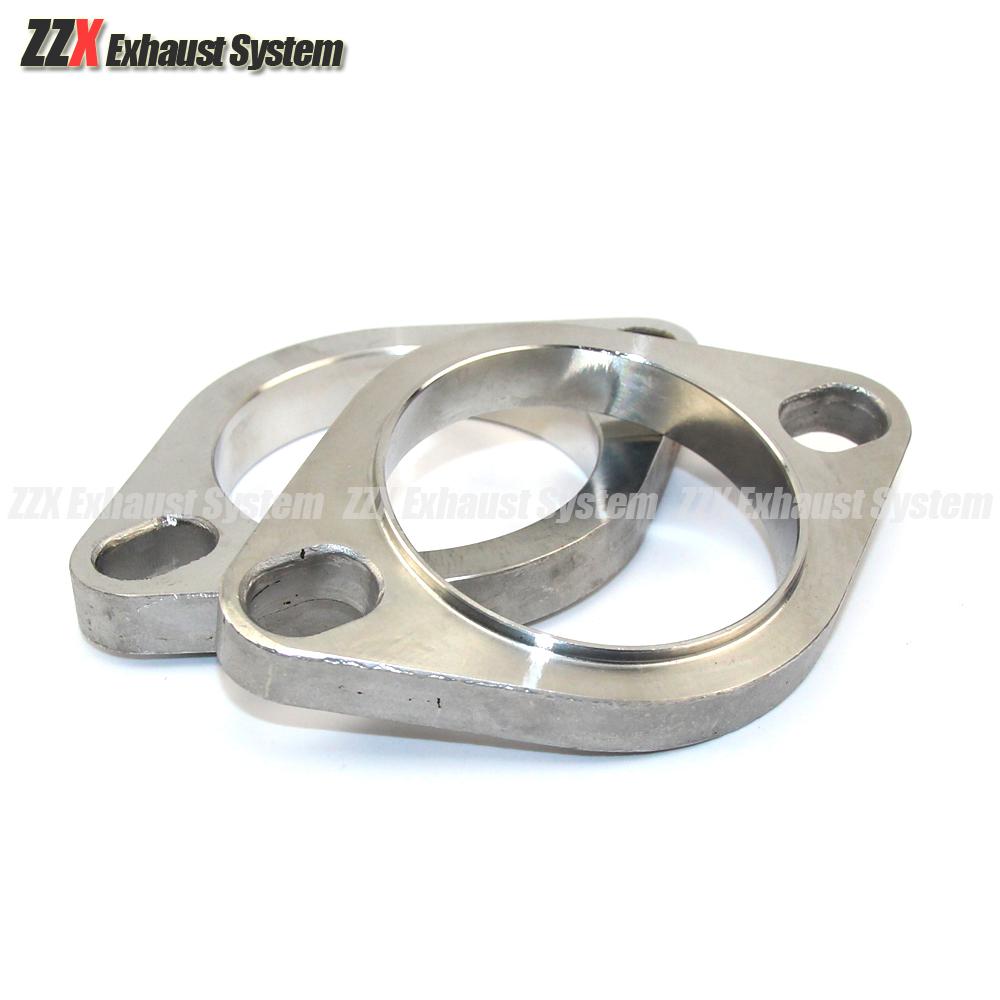 Accessories Universal Stainless Steel Exhaust Muffler Flange Exhaust Pipe Connection 51mm 63mm 76mm Joint