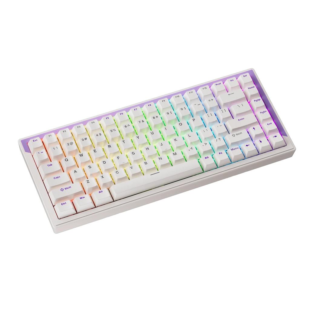 DrunkDeer G75 Rapid Trigger eSports Gaming Keyboard with Magnetic Adjustable Last Win English Purple Keyboard, Switches, Actuation, Mode, 75% Size,