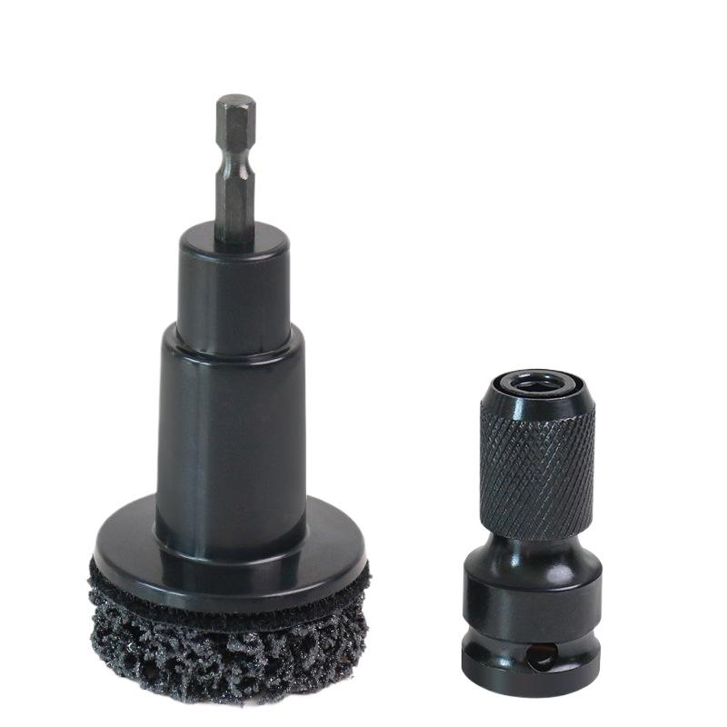 Набор для чистки ступиц колес Инструмент для очистки внутреннего обода Набор для чистки тормозных ступиц Подходит для ударных гайковертов 1/2  Удаление ржавчины