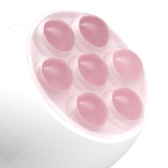 Jade Roller Face Massager Ice Roller Facial Guasha Tool 360 Degree Rotate Handheld Faux Crystal Ball Massager for Lift Firming Neck Skin Tightening