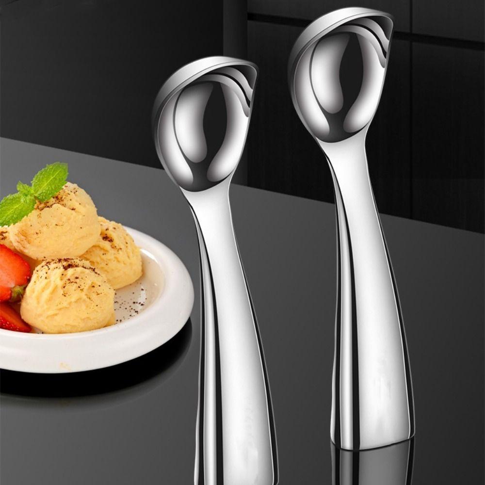 Self-melting Ice Cream Spoon Upright Gelato Ball Spoon Durable Watermelon Scoop  Household