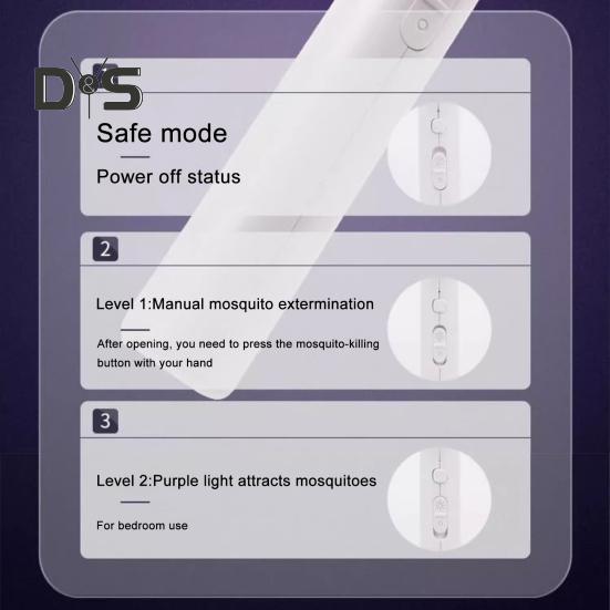 Rotating Head Electric Fly Swatter USB Rechargeable Adjustable 3500 Volt Indoor Outdoor Portable Handheld Standing Fly Zapper Racket