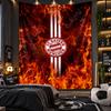 Wall Hanging Tapestry Bayern Munich Print Cloth for Living Room Bedroom Home Decor