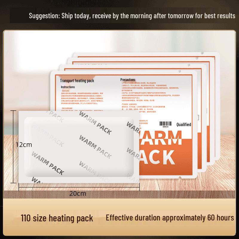 

Aquarium & Pet Heating Pack: Hand Warmer, Reptile & Live Animal Transportation. Colored Bag (Aluminum Foil + Non-woven Fabric)