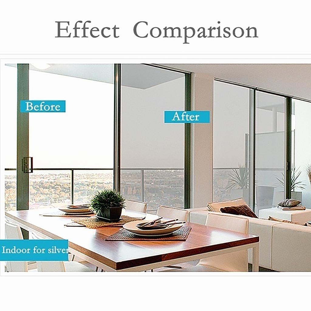 Buy 100/300/500cm X 50cm One Way Mirrored Window Film Solar Reflective