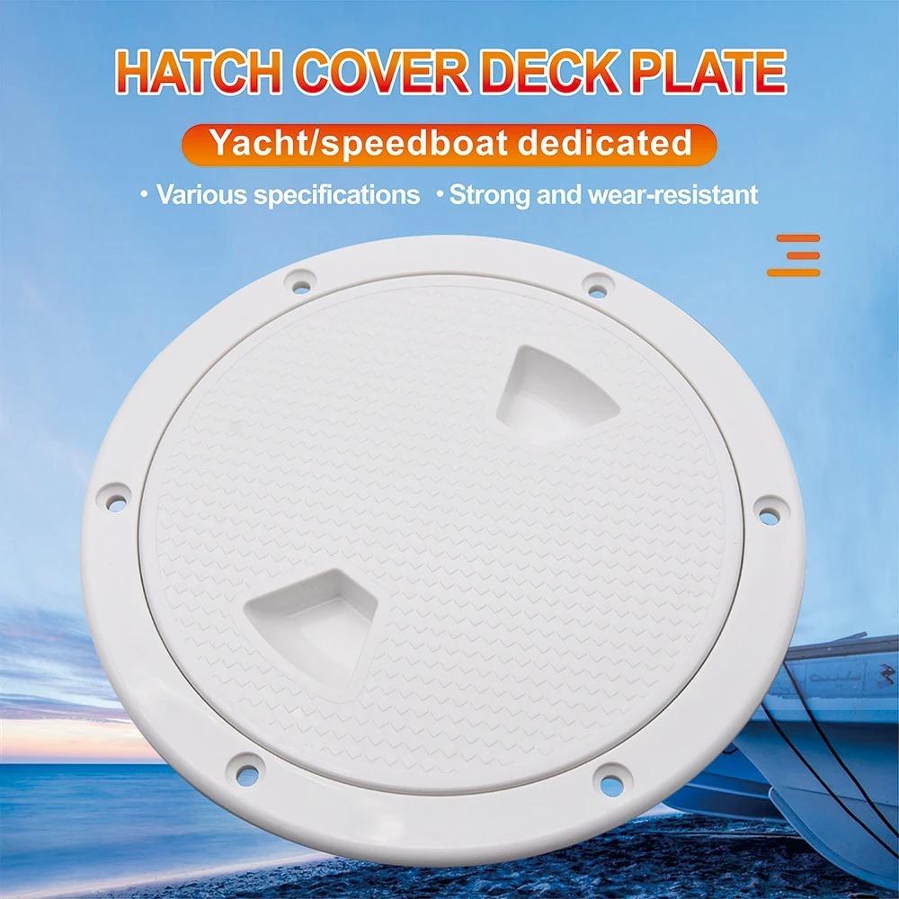 Round Hatch Cover 4 6 8 inch Non-Slip Inspection Hatches  For Boat Yacht Marine