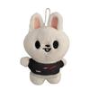 8 Pcs Cute Cartoon Plush Doll Keychains Mini Stuffed Animal Pendant Charms For Kids Bag Decor Gift