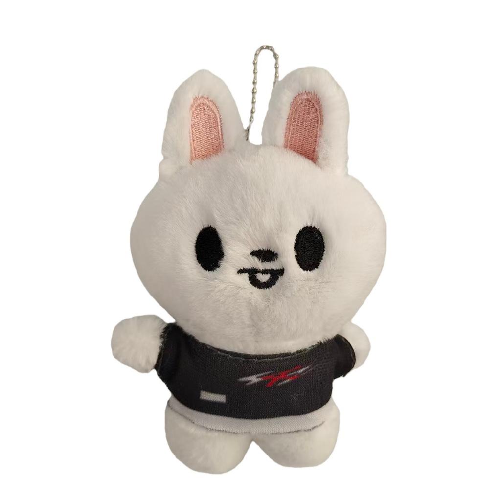 8 Pcs Cute Cartoon Plush Doll Keychains Mini Stuffed Animal Pendant Charms For Kids Bag Decor Gift