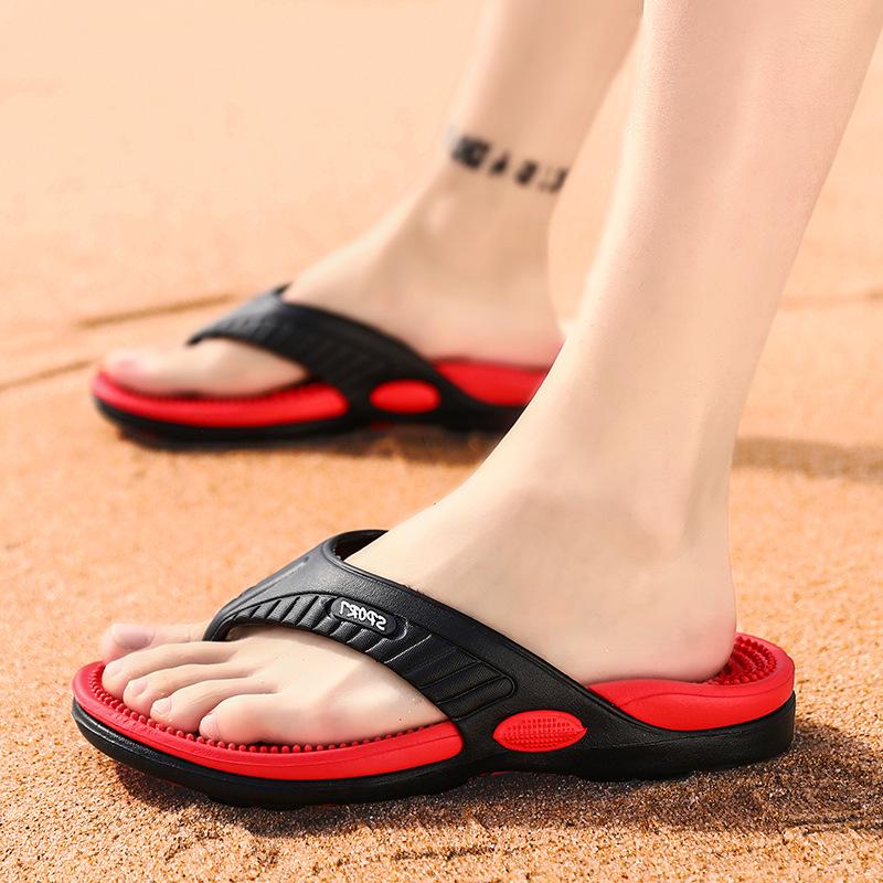 Men's Casual Fashion Massage Flip-Flops: Versatile Indoor/Outdoor Sandals