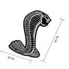3D Car Stickers Cobra Car Stickers Metal Modification Stickers Personalized Body and Front Decorative Appearance