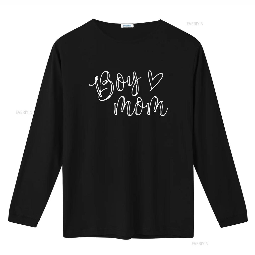 Jungen Mama T-Shirt Für Frauen Mütter Von Jungen Lustige Oberteile Schwarz vintage Gewaschen mode Atmungsaktives Oberteil Für Den Alltag Stylisch