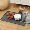 Anti overflow Pet Accessories Non-stick Dog Bowl Mat Pet Placemat Dog Feeding Mat Cat Feeder Mats