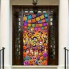 1 piece, performance by the band for the Day of the Dead celebration, polyester fiber art decoration door curtain