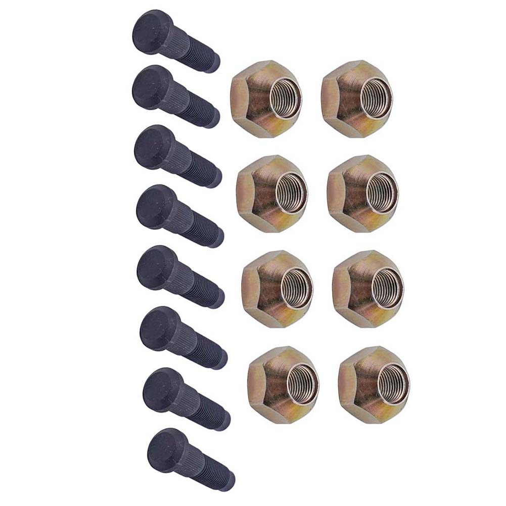8PCS Replacement Wheel Bolt Nut Kit Compatible with For Bobcat 643 S76 S770 S570 S130 632 Part Numbers 6709170 6564669