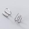 Double Layer Zinc Zinc Alloy Without Ear Hole Ear Bone Clip Cartilage Clip Ear Clip Clip Earrings