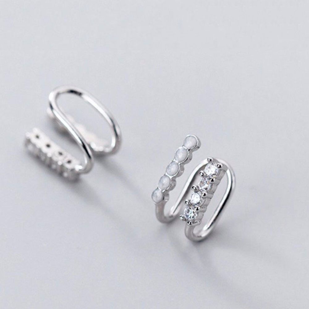 Double Layer Zinc Zinc Alloy Without Ear Hole Ear Bone Clip Cartilage Clip Ear Clip Clip Earrings