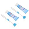 2pcs Clean Tongue Brush Set Bad Breath Remove Gentle Deep Cleaning Tongue Gel Brush Set