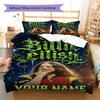 Biancheria da letto con motivo personalizzato nome Billie Eilish, Set piumone Copripiumone Federa Regalo di Compleanno per la Casa(1 * copripiumino + 2 * federa, senza nucleo)