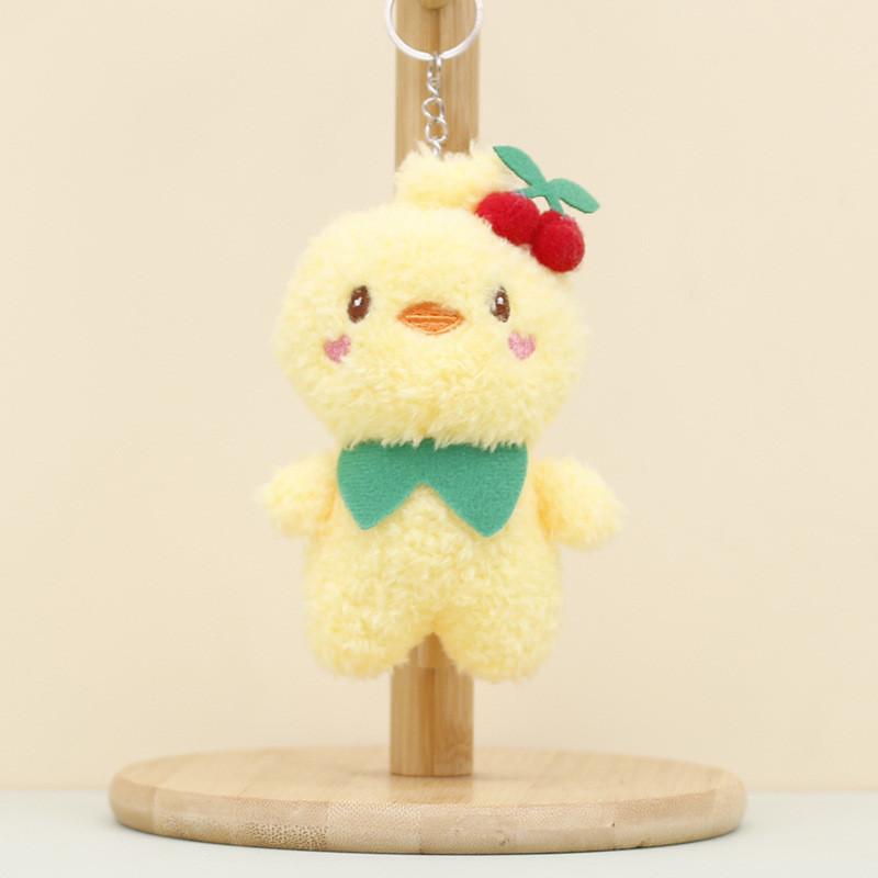 Adorable Plush Bunny Keychain Soft Toy Wholesale Teddy Bear Pendant Wedding Gifts