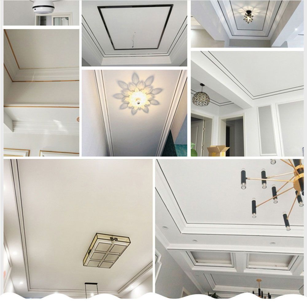 Home Decoration Self-adhesive Decoration Line PVC Waterproof Gold Tape Edge Banding Strip Ceiling Furniture Tile