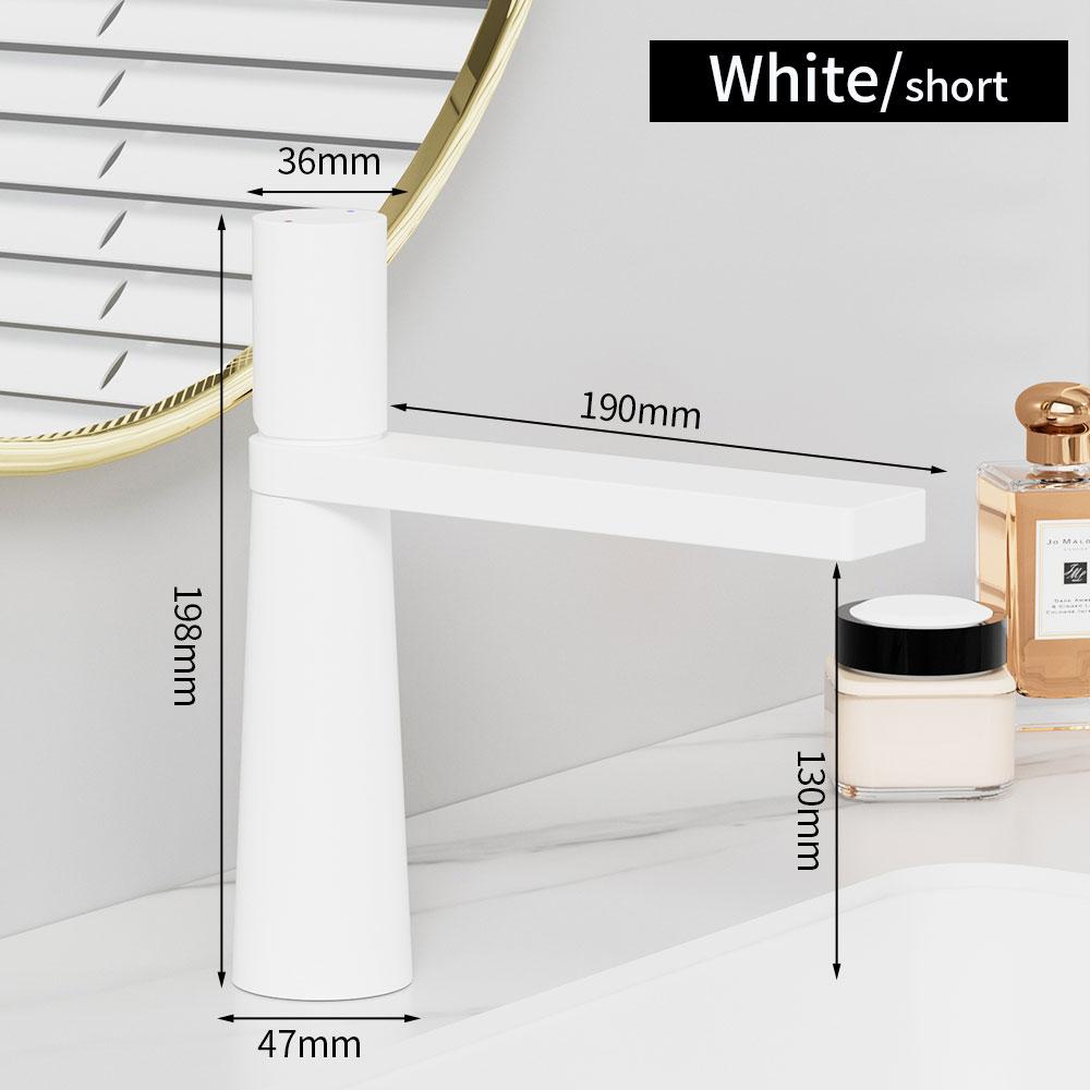 Black Basin Faucet Modern Copper Bathroom Mixer Taps Crane Deck Installation Hot and Cold Water Faucets Sink Faucet for Bathroom