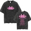 Vintage Gewaschen Jul Tour 2026 Fan Geschenk T-Shirts Herren Damen Kleidung Hohe Qualität Baumwolle T-Shirts Ästhetische Mode Oversized T-Shirts