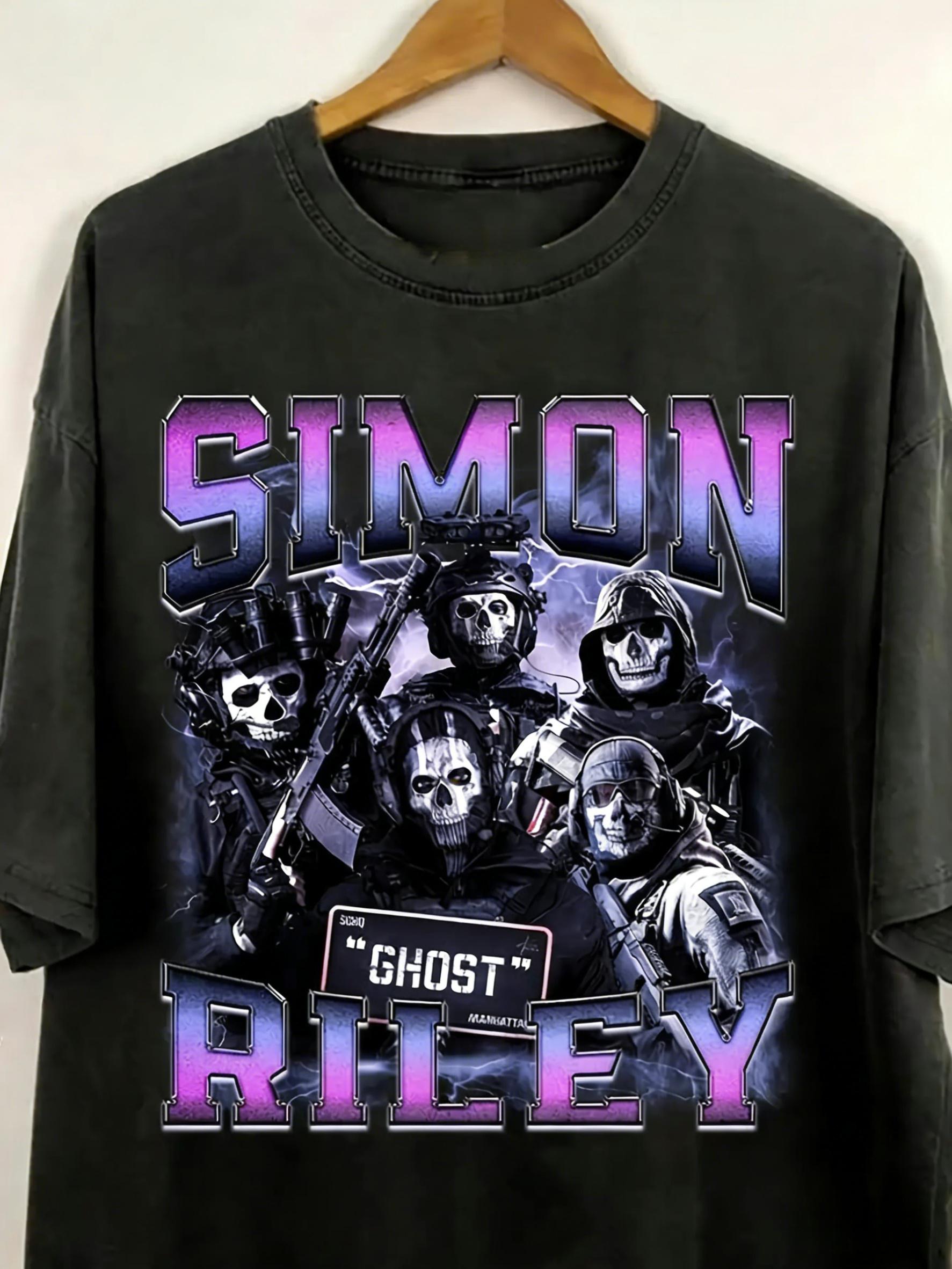 Simon Riley 90S Nostalgic Gaming T-Shirt | Vintage Video Game Design XXXL