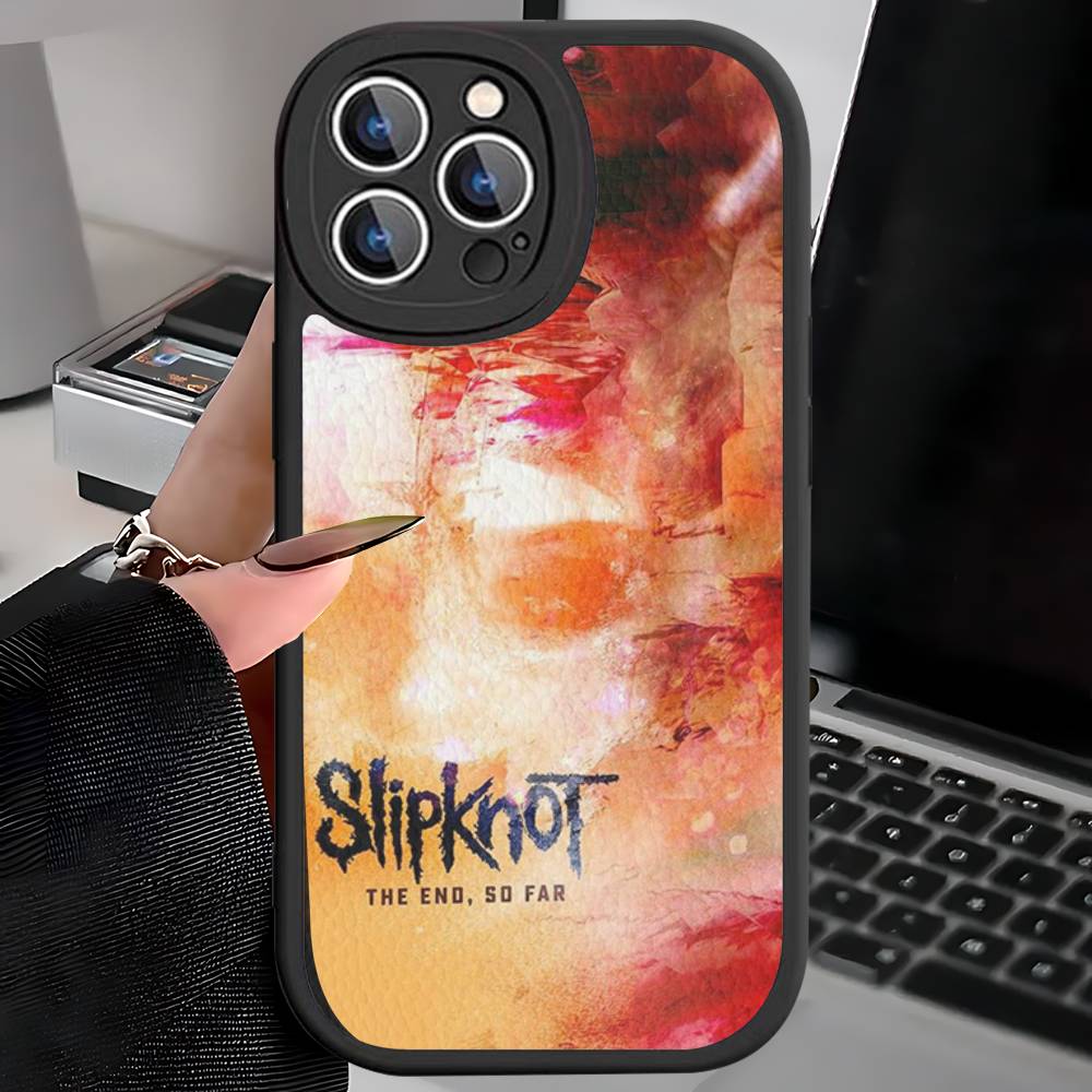 

Slipknot Band Phone Cover For IPhone 16 15 14 13 12 11 Pro Max Plus Leather Soft Case iPhone 15 pro
