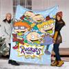 1pc Rugrats in paris2 Theme Blanket - Digital Print, Polyester, Cozy for All Seasons, Perfect for Outdoor, Camping, and Travel