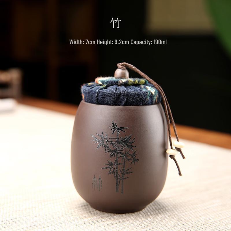 Zisha Portable Mini Tea Caddy