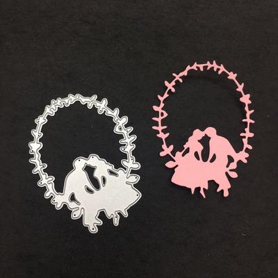 Scrapbook DIY Carbon Steel Cutting Die Children's Educational Embossing Knife Model Couple