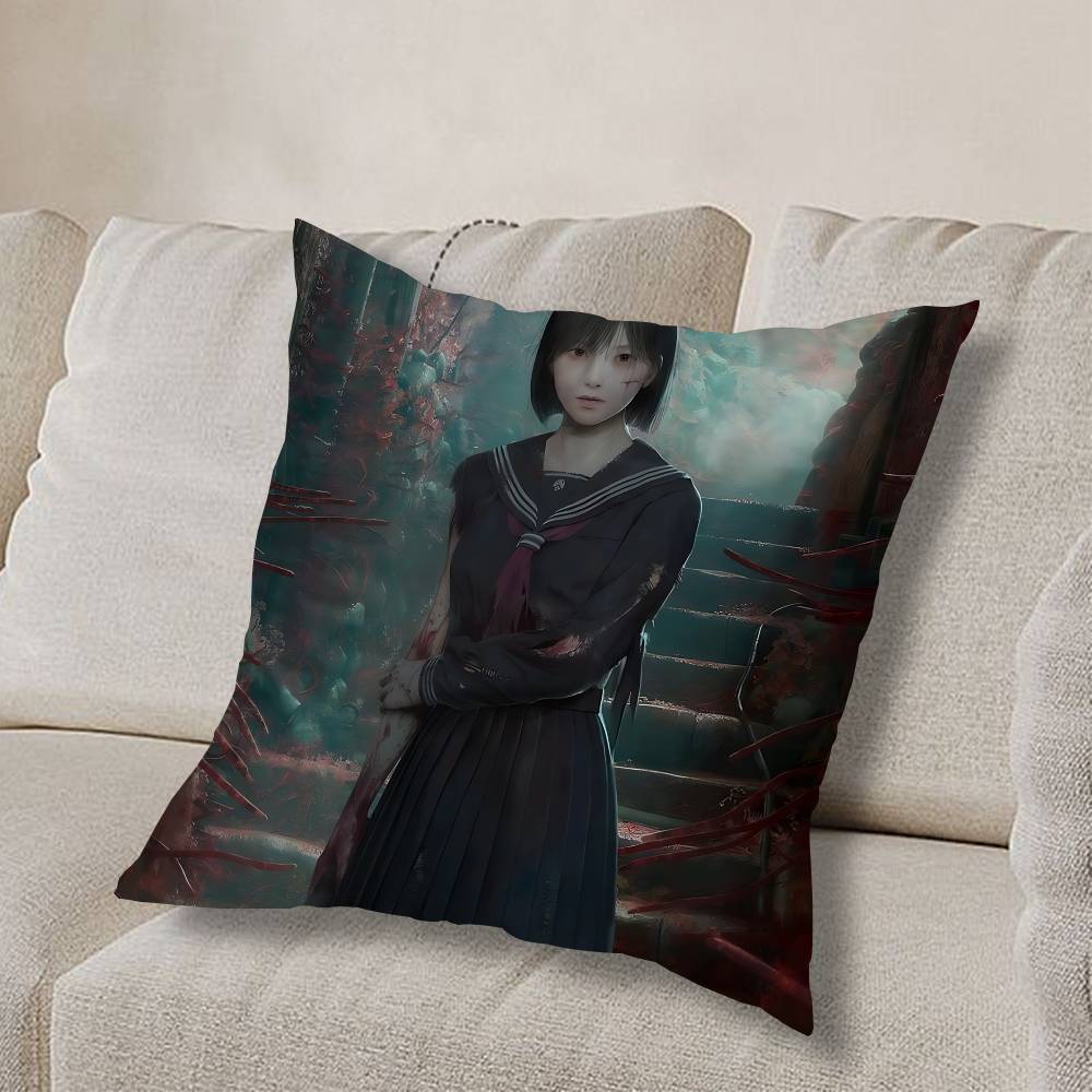 Crazy Silent Hill Mi piace Federa Federa Soggiorno Cuscino per Divano Copricuscino Adatto per Casa Camera da Letto Decorazione Stanza