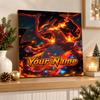 Charizard Custom Name Diamond Painting Personalized 5D Full Drill DIY Diamond Art Home Decor