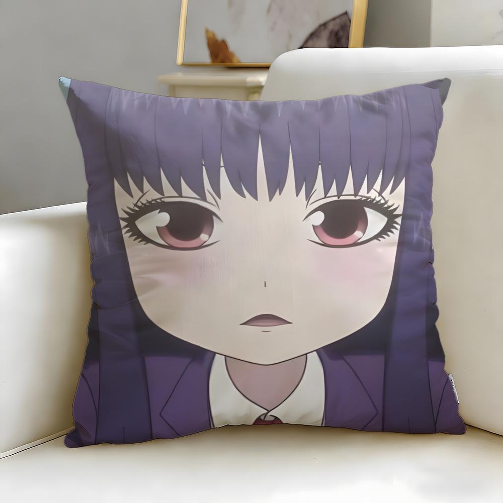 Classic Anime Hi Score Girl Cushion Cover Soft & Easy-Wash Pillow Case – Versatile for Couch, Bed, Travel and Office