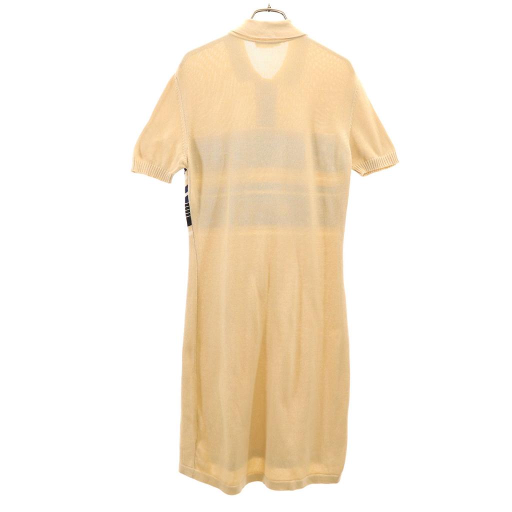 Salvatore Ferragamo Made In Italy Short Sleeve Polo One Piece S Beige Women Used