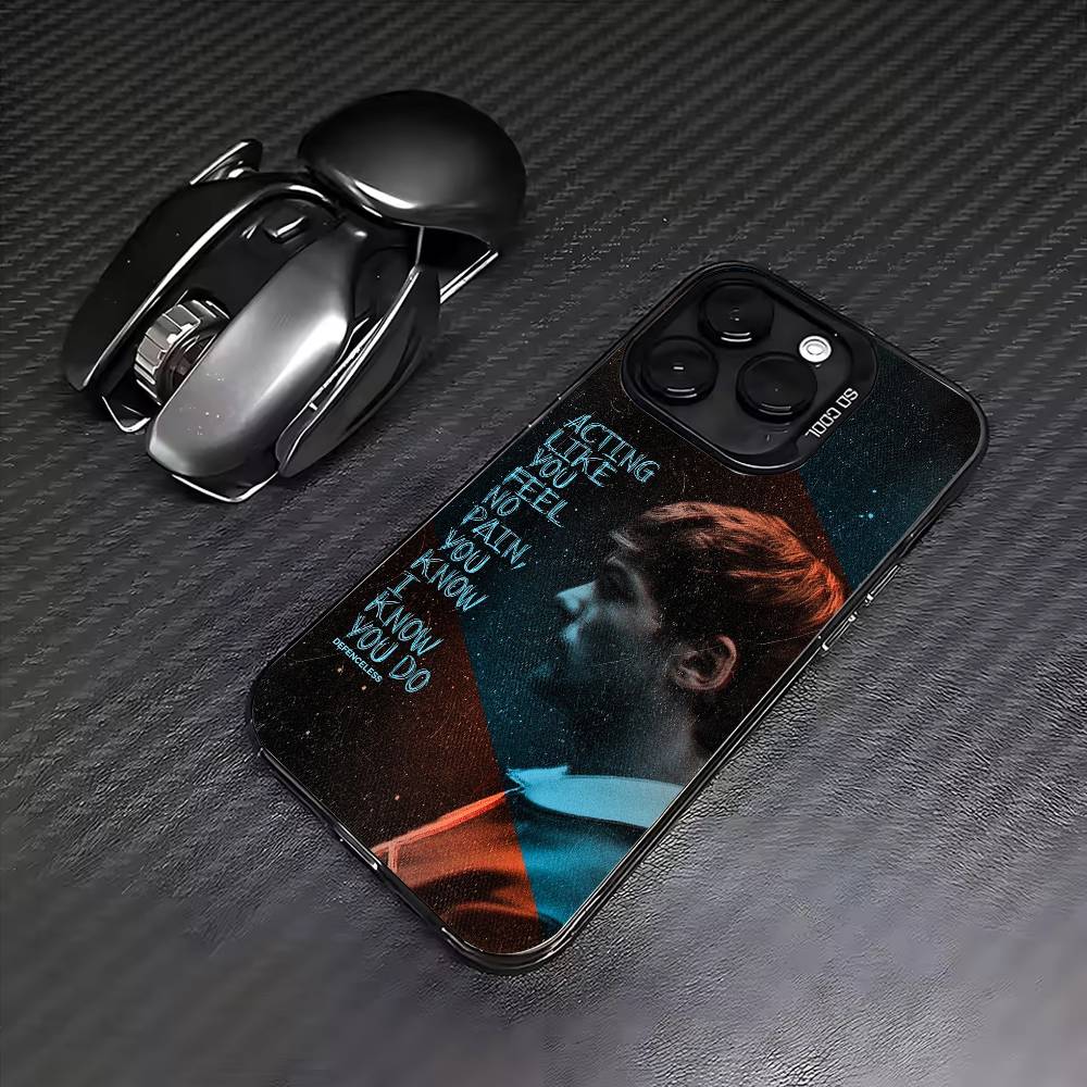L-Louis T-Tomlinson Singer Colorful Silver Back Phone Case For IPhone 17 16 15 14 13 12 11 Plus Pro Max Plus