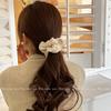 Elegant Pearl-wrapped Satin Large Intestine Hair Band, Elegant and Fashionable Headband, Hair Tie, Hair Flower and Hair Accessory