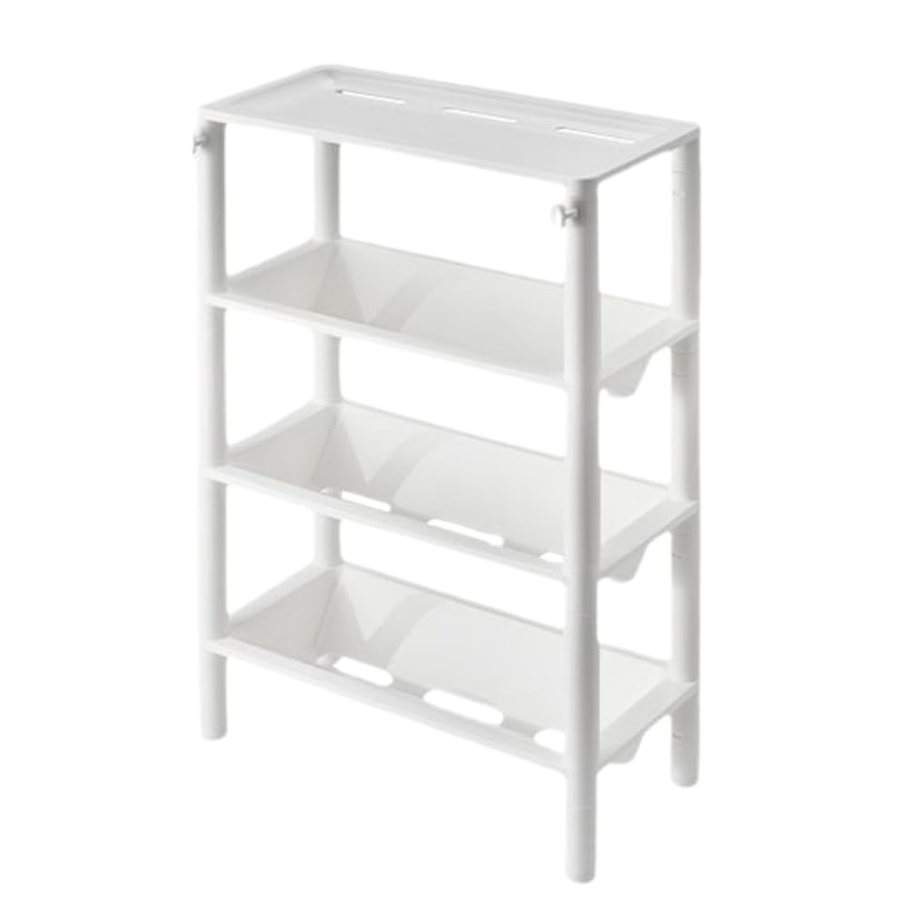 ideamall Gap Storage Bathroom Storage Rack, Shampoo Rack, Bath Rack, Condiment Rack, Assembly Required (4 Tiers)