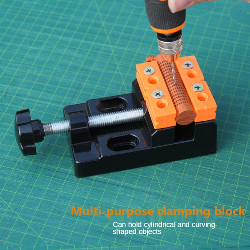 Universal 57mm Mini Jaw for Bench Clamp Adjustable DIY Sculpture Craft Carving Hand Fixed Repair Table Vise Clip Bed Too