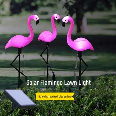 Grenzüberschreitende Solar-Flamingo-Leuchte: Außen Garten Villa Rasen Dekoration